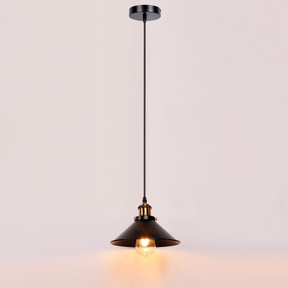 Amerikaanse Moderne Retro Led Brons Combinaties Hanglampen Zolder Slaapkamer Nachtkastje Bar Decoratie Enkele Kop Opknoping Lamp Hoofd: YY-PD2020-1
