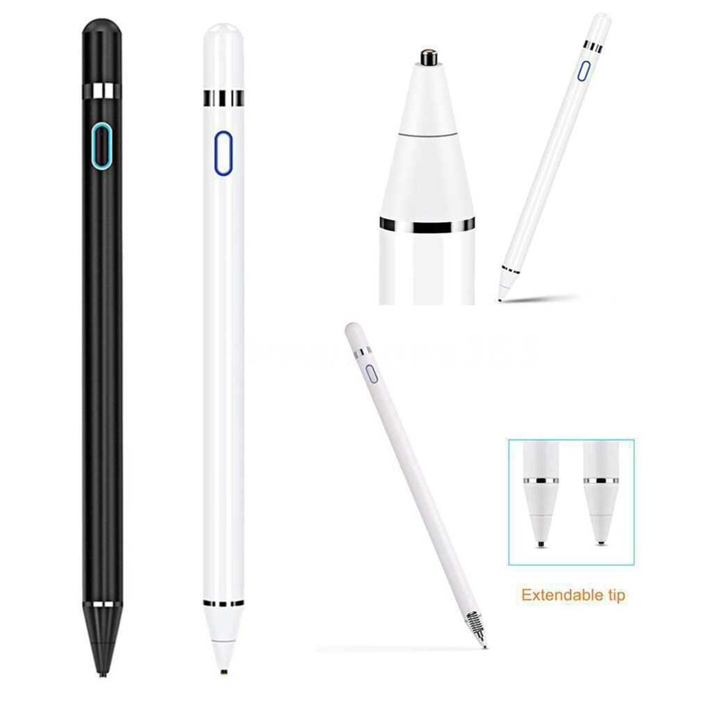 Capacitive Stylus Pen - 1.6mm Fine Tip - 8-10 Hour Battery - for Tablets & Phones