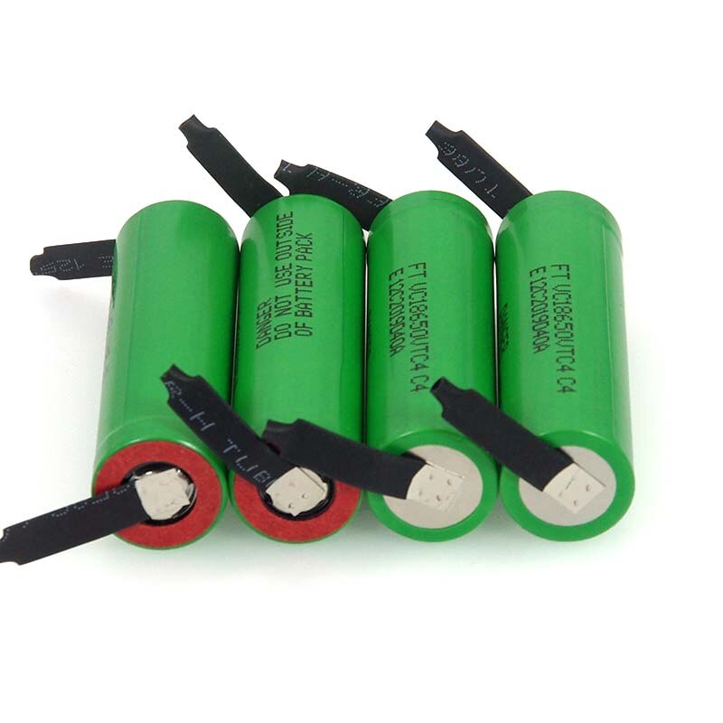 VariCore 3.6V 18650 VC18650VTC4 2100mAh VTC4 20A 30A Discharge Rechargeable battery Welding Nickel Sheet