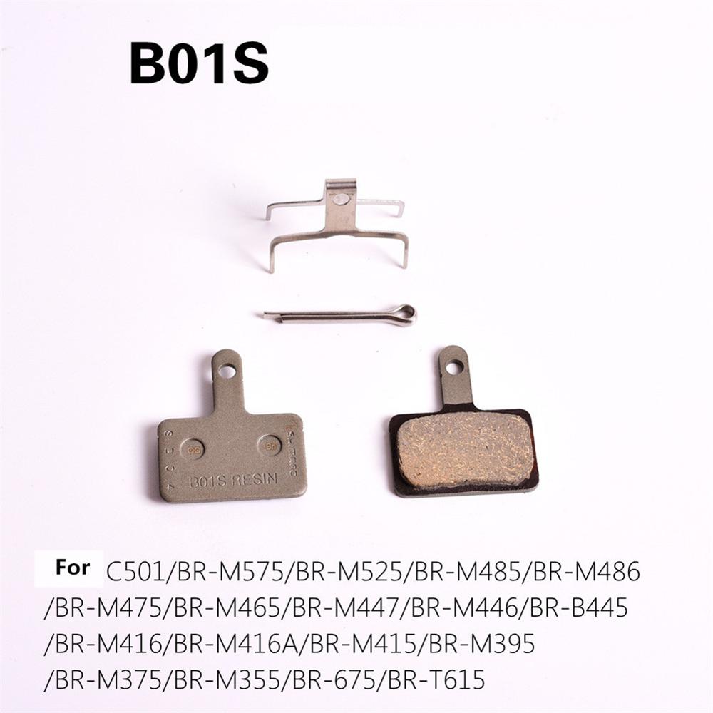 Shimano-Pastillas de freno de disco BO1S G01S J02A, aleta de resina ice-tech J04C, para M6000 SLX M7000 Deore XT M785 M8000 XTR: B01S boxed