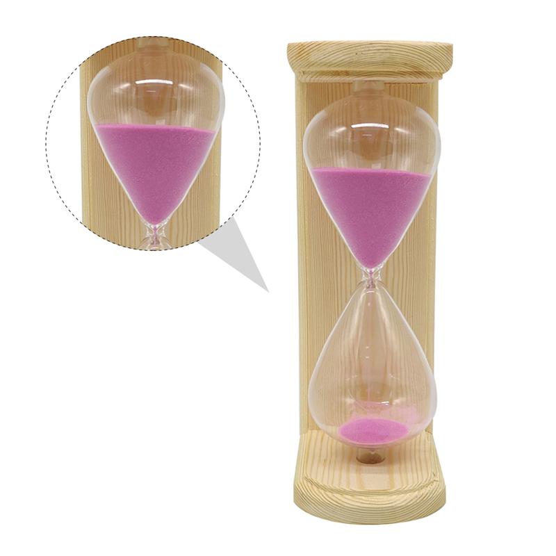 1Pc Hourglass Timer Glass Timer 15-Minute Hourglass Timer Transparent Time