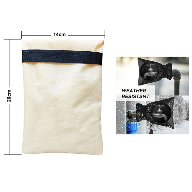 Outside Tap Cover Jacket Insulated Protector Thickened Outdoor Tap Cover From Freezing Waterproof Thermal Tap Jacket