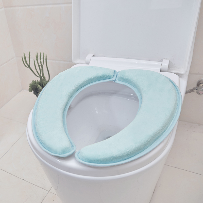 Extra dikke Warme Zachte Toilet Seat Deksel Pad Closestool Protector Badkamer Accessoires Set Sticky Toilet Seat Cover Mat