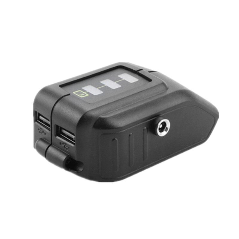 Usb Converter Lader Dual Port Voor Dewalt DCB091 12V 18V 20V Li-Ion Batterij Converter Adapter Voor Koude pak En Telefoon