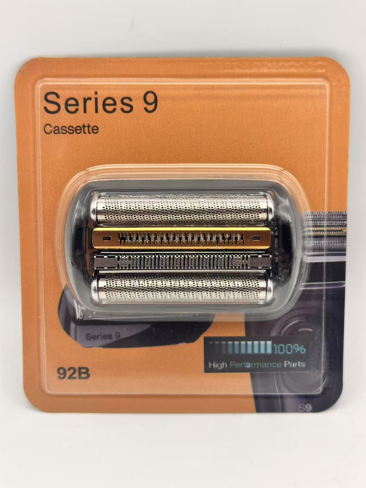 Geeignet für BRAUN Elektrorasierer S9 94MPRO 92S 92B Schneidkopf 9 Serie Klinge Mesh Montage Messer Mesh Rasierer Zubehör: Black