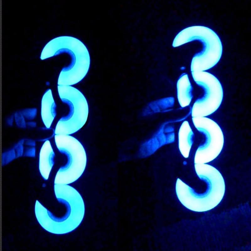 1 Pcs Outdoor Cool Flash Roller Wielen 90A Pu Led Knippert Inline Skate Wiel 76 Mm Skate Wiel Rollerblad Skate super Duurzaam