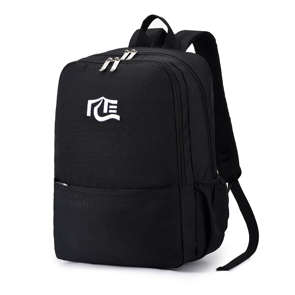 Mochila para hombre, mochila impermeable de lona para estudiantes, mochila de viaje para salir, mochila para estudiantes: Negro