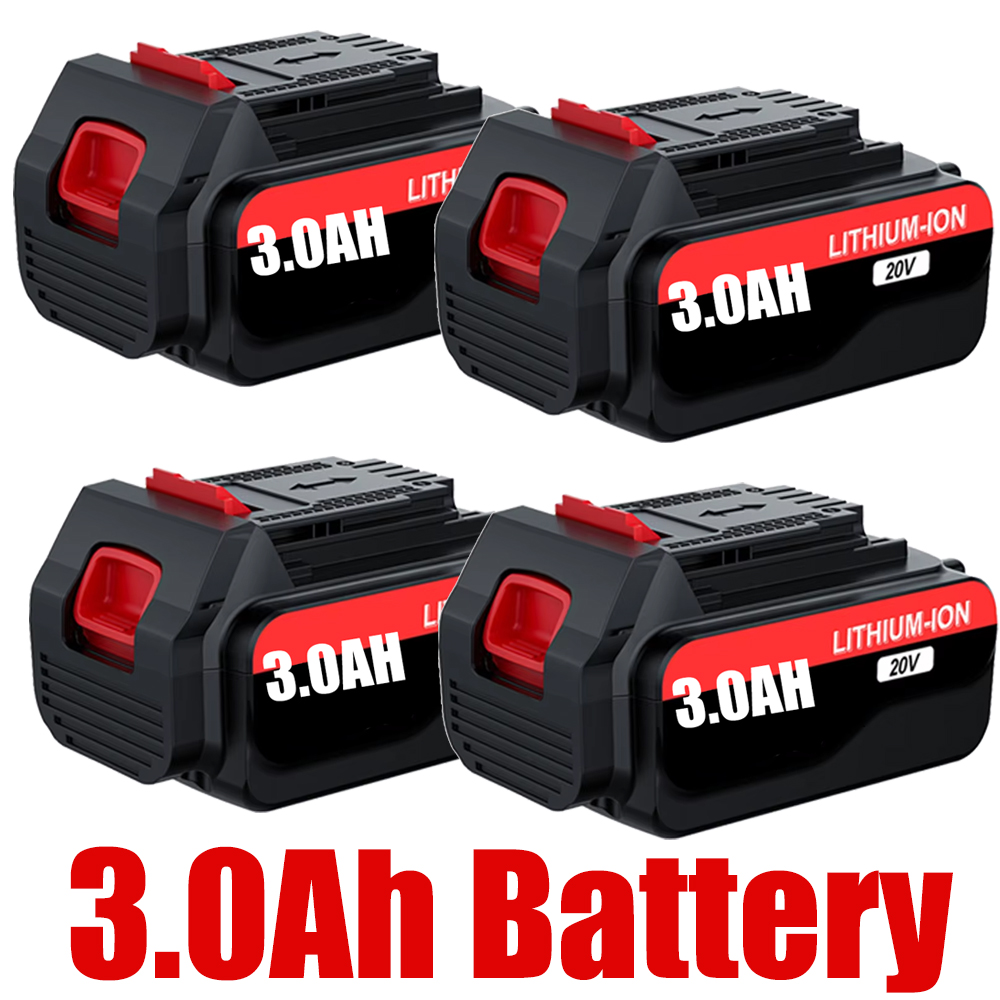 per Nero decker LBXR20 Batteria al litio 20V 8.0/3.0ah LBXR20 LB20 LBX20 LBXR2020 LB2X4020-OPE Utensili elettrici e caricabatteria: Cielo Blu