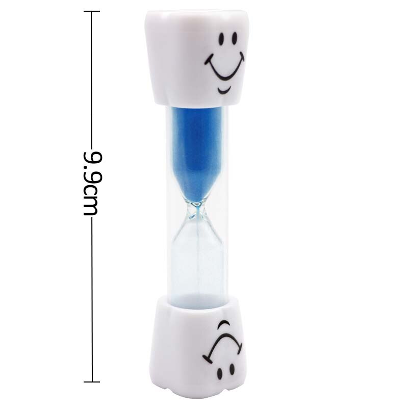 7pcs Dental Teeth Shape Sand Hourglass Toothbrush Timer Smiley Sand Clock 3 Minutes Kids Tooth Brush Timer Dental Clinic