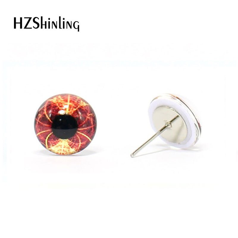 3 par 12mm håndlavede runde glas øjne drage monster øjne glas cabochons diy dyr kæledyr dukke legetøj øjne tilbehør: Ee019
