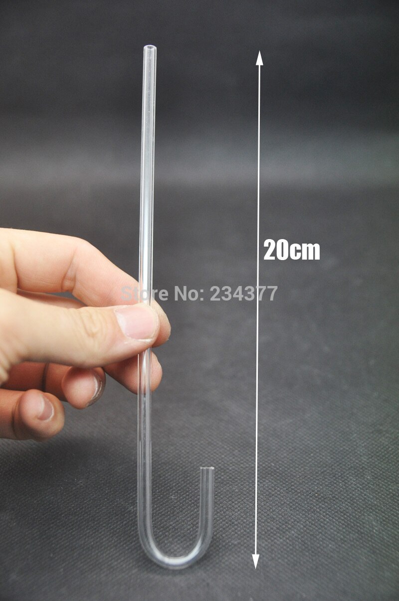 CO2 diffuser connector auarium hangen op bocht arcylic materiaal U vorm buis lucht steen pomp