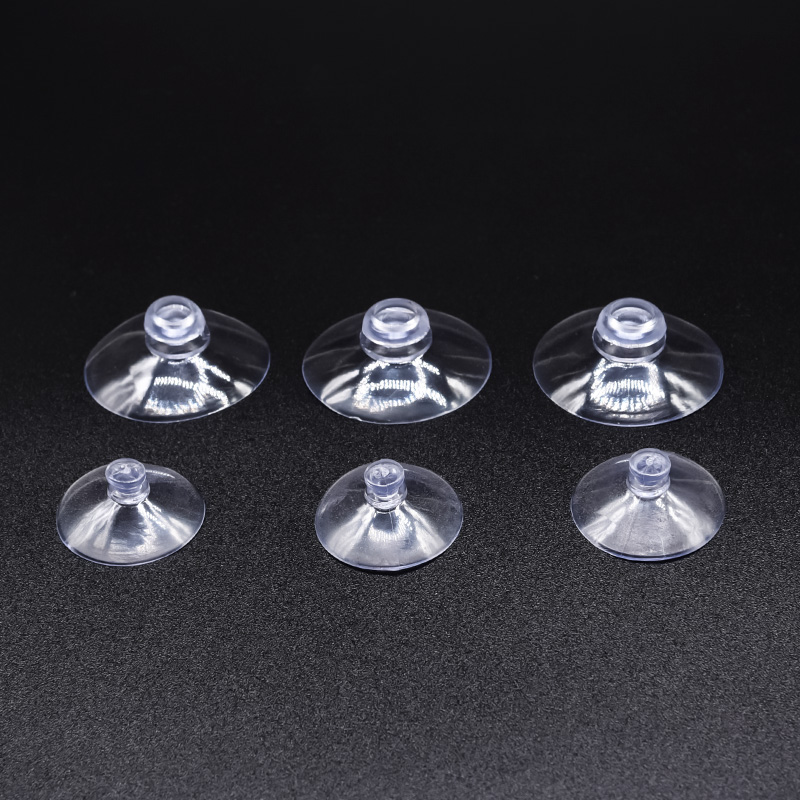 ABSF 100Pcs 40Mm Clear Suction Cup Sucker Mushroom Head Suction Cup Suction