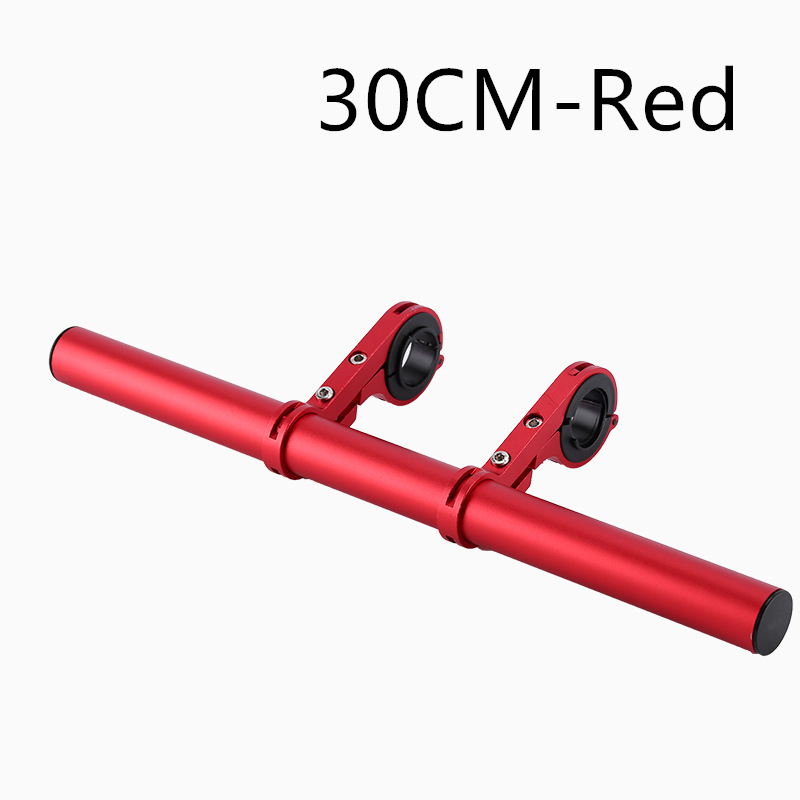 Suporte estendido para guidão de bicicleta, 10/20/30cm, mtb, montagem de farol, barra estendida, estrada, mountain bike, extensor de guidão, peças de rack: Verde claro
