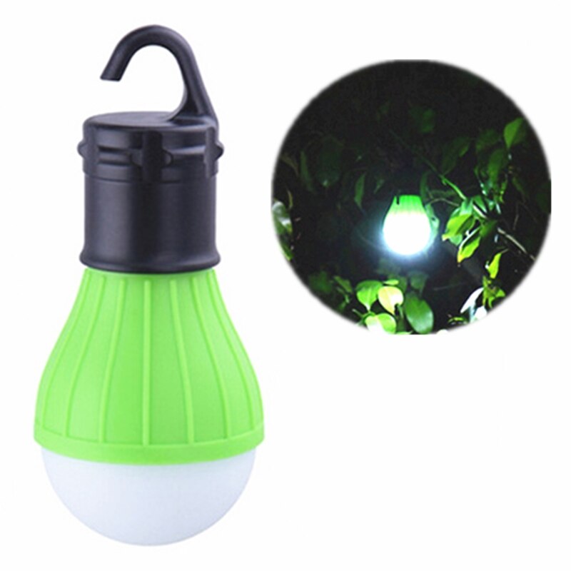 Lámpara colgante portátil para tienda de campaña, bombilla LED de emergencia, linterna de Camping para actividades de montañismo, mochilero al aire libre, 4 colores: Green