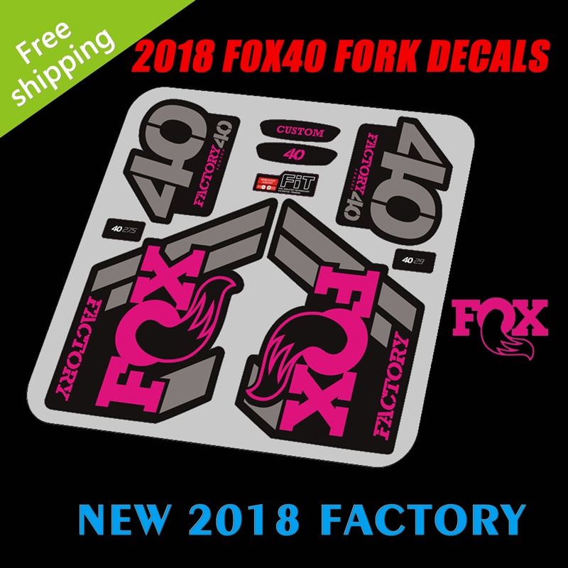 FOX40 stickers/decals of mountain bike/bicycle front fork for DH MTB racing