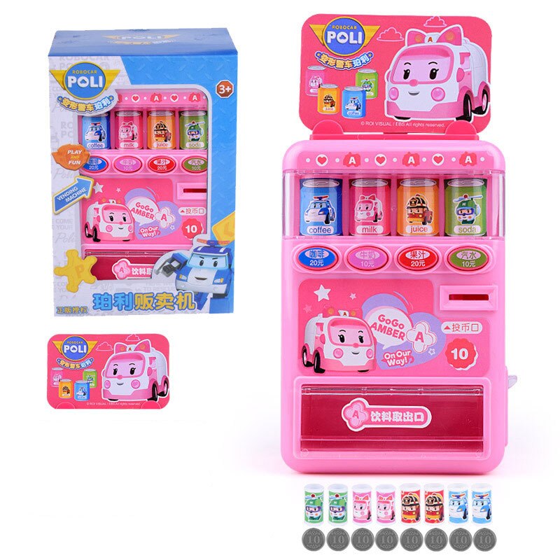 freundlicher Spielzeug Vorgeben einstellen Simulierte Automaten Puzzle Getränke für freundlicher: Mittel Rosa