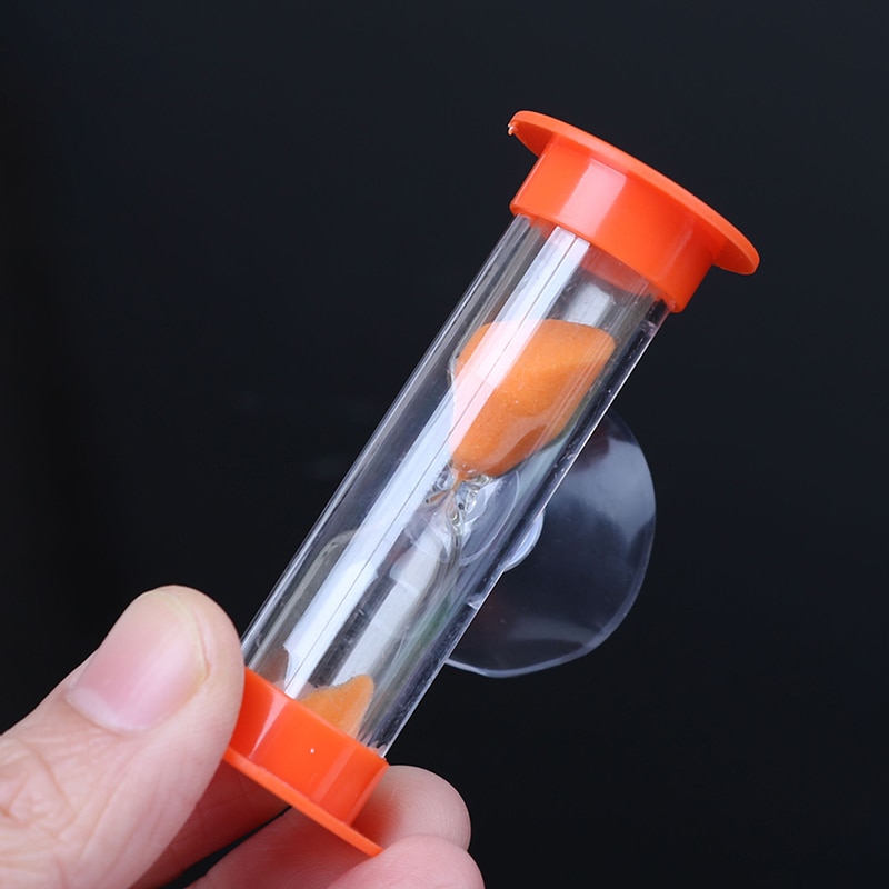 1Pc Toothbrush Swivel Sand Timer 3Minutes Shower Timer Multicolor Kids Hourglass MiNi Glass Sand Clock For Teeth Gadget