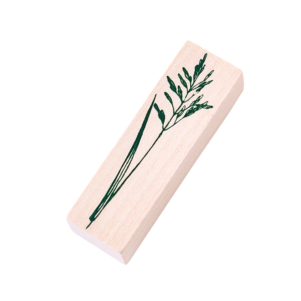 Bladeren Bos Planten Dagelijkse Planner Stempel Scrapbooking Diy Foto Maken Briefpapier Ambachten Houten Rubber Stempel: NO.5