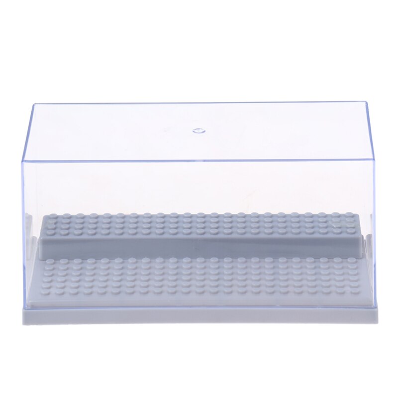 2 Stappen Display Case/Box Stofdicht Showcase Voor Acryl Plastic Display Box Case: Grijs