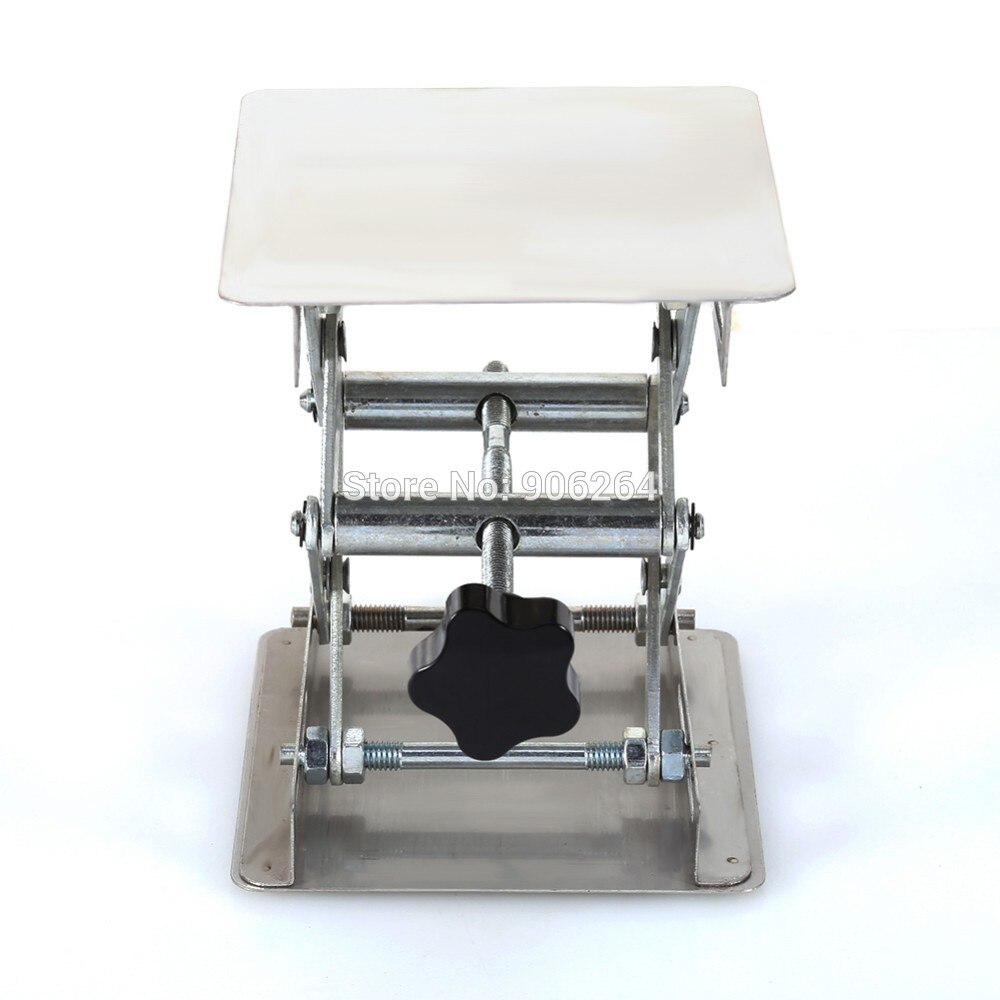 200*280mm Small Manual Lab Table Stainless Steel Lifting Platform