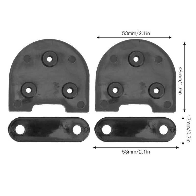 Fenders Heightening Gasket 2Sets Fenders Lift Gasket Foot Support Gasket with Taillight Cable for Xiaomi M365 /M365 PRO Scooter