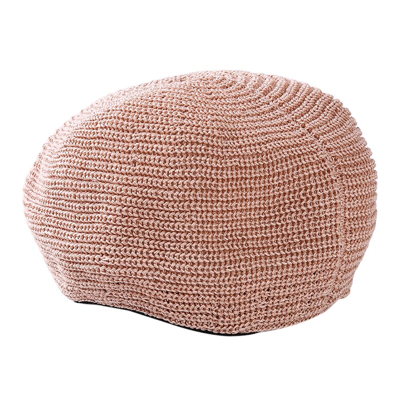Baretten Lente Zomer Vrouwen Knit Baretten Dames Solid Plat... – Grandado