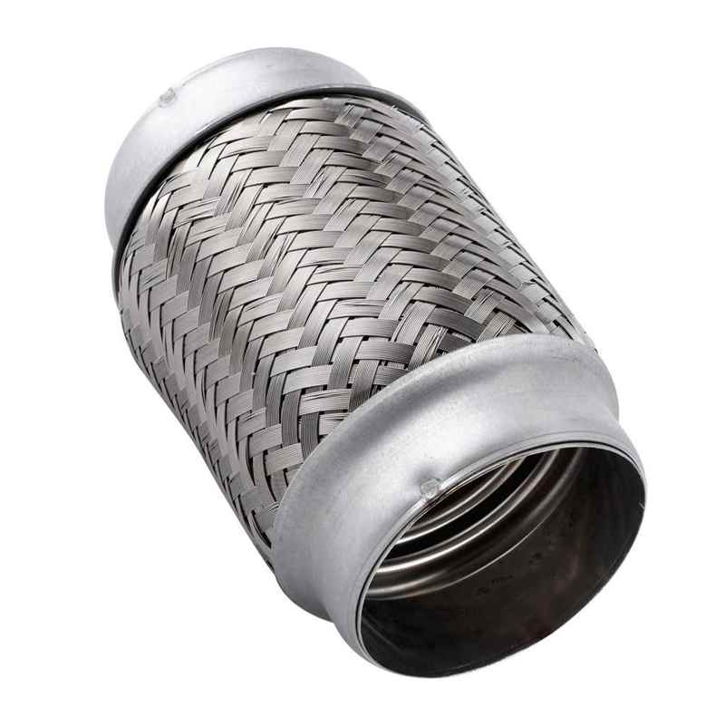 Exhaust Flange Repair flexible Pipe Auto Stainless Steel Exhaust Flexible Pipe Repairing Replacement Tube 150x76mm/6x3in