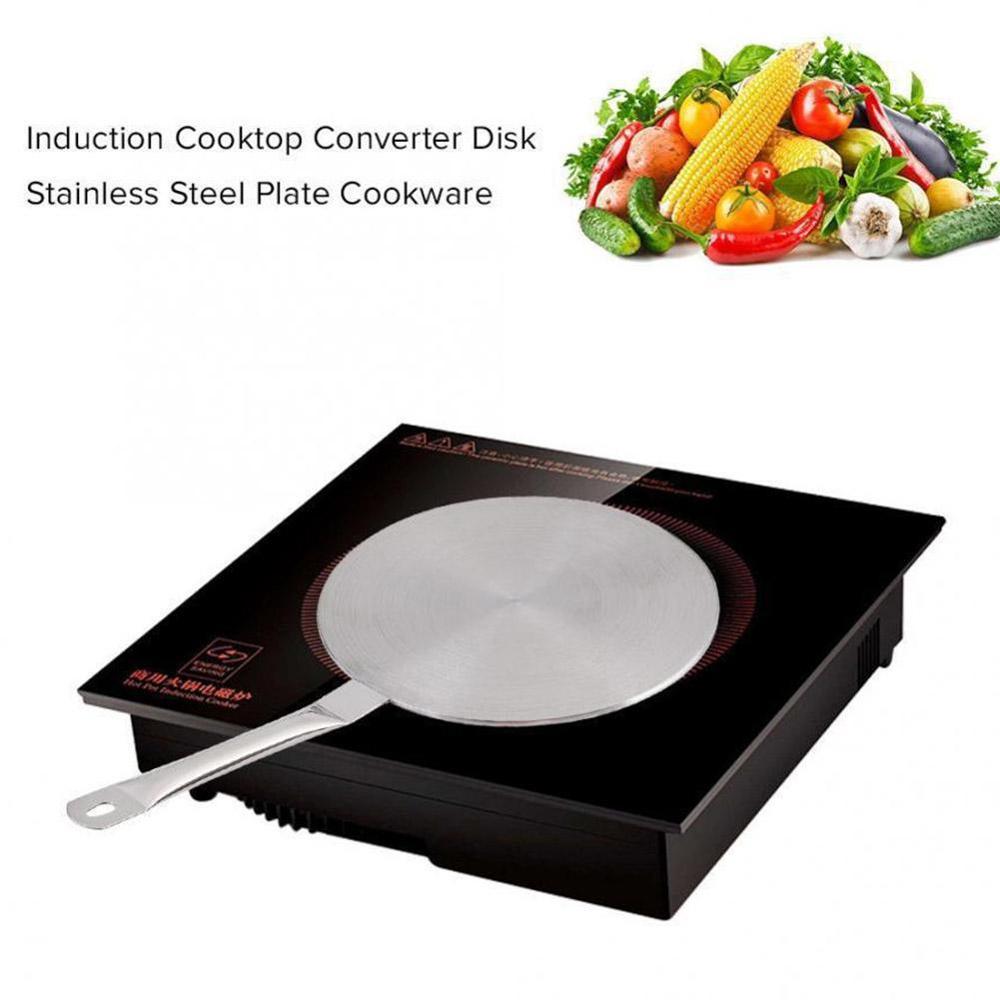 Cooking Induction Hob Heat Diffuser Frying Pan Converter Adapter Electric Cookers Plate Kitchen Cookware Stainless Steel