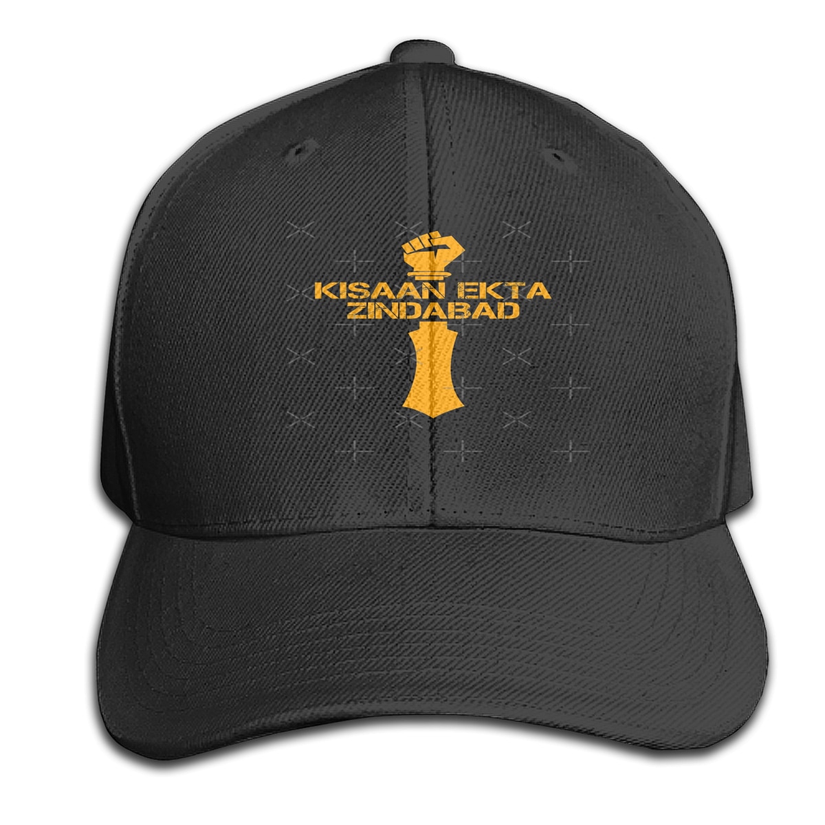 Kisaan Majdoor Ekta Zindabad I - Punjab Farmers Top Cap Humour Hat: Black