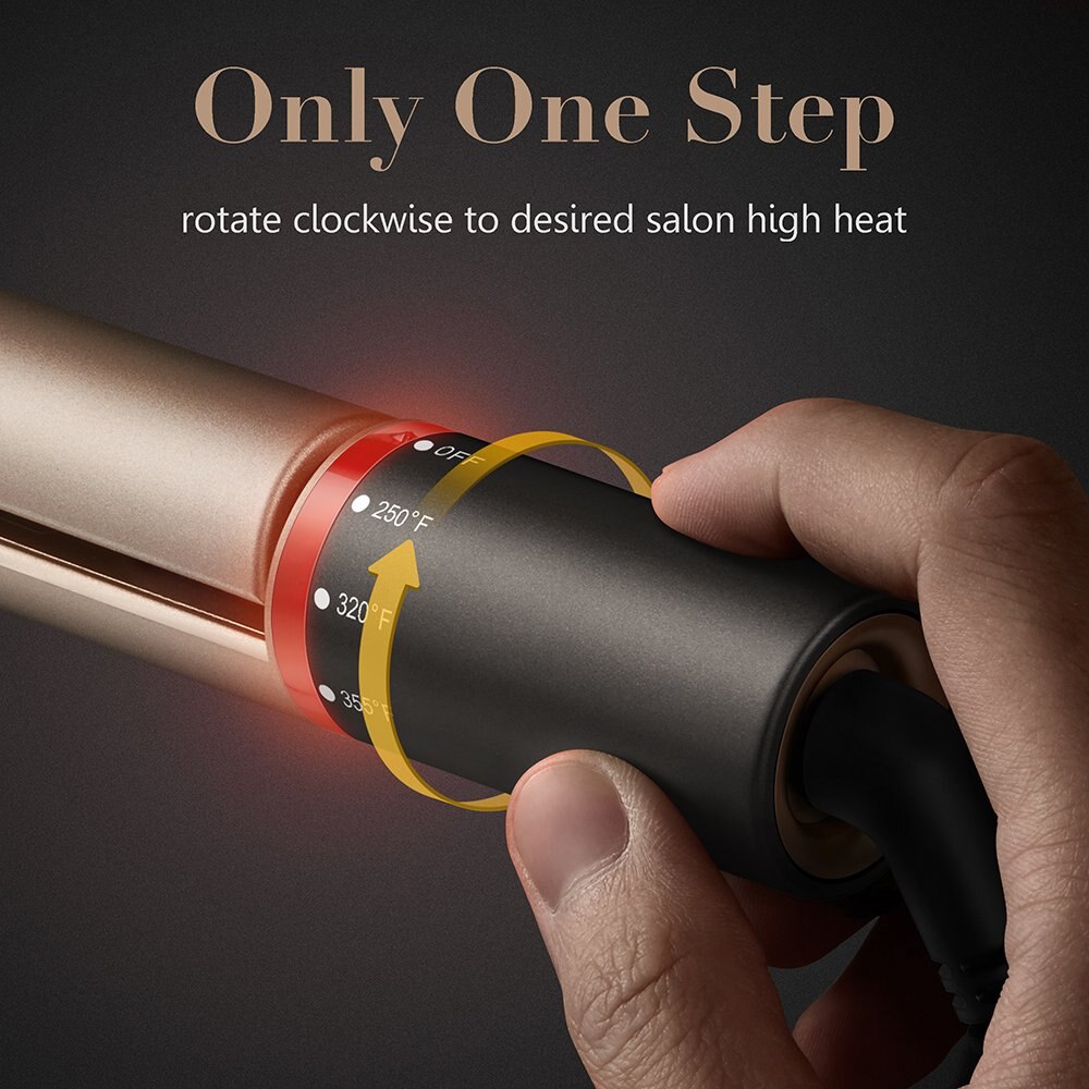 Hair Straightener Flat Iron for Styling 2 in 1 Tourmaline Ceramic Curler All Types Birthday
