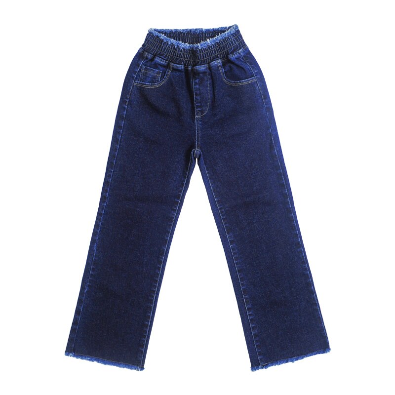 Pige stretch jeans efterår vinter pige casual bukser piger denim bukser med lige ben børn en stor alder piger bukser 8 10 12 14 16 y