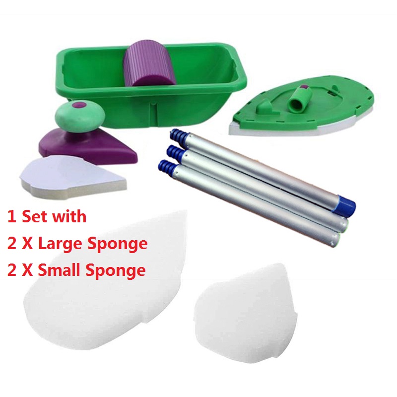 Peinture 5pc Runner Pro rouleau brosse outil floqué Edger bureau chambre peinture murale maison rouleau peinture brosse ensemble pour mur directe