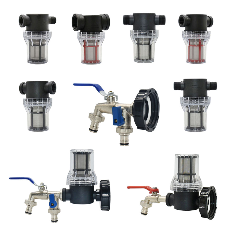 IBC Tank Adapter S60 x 1/2" 3/4' 1" 1.5 2" 63/75/80/100mm Thread Connector Ton Barrel Connect 1000 Liter IBC Tank Fitting