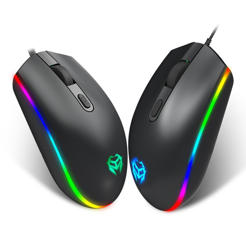 1600DPI RGB Optical USB Wired Gaming Mouse 4 Buttons Pro PC Gamer Mice