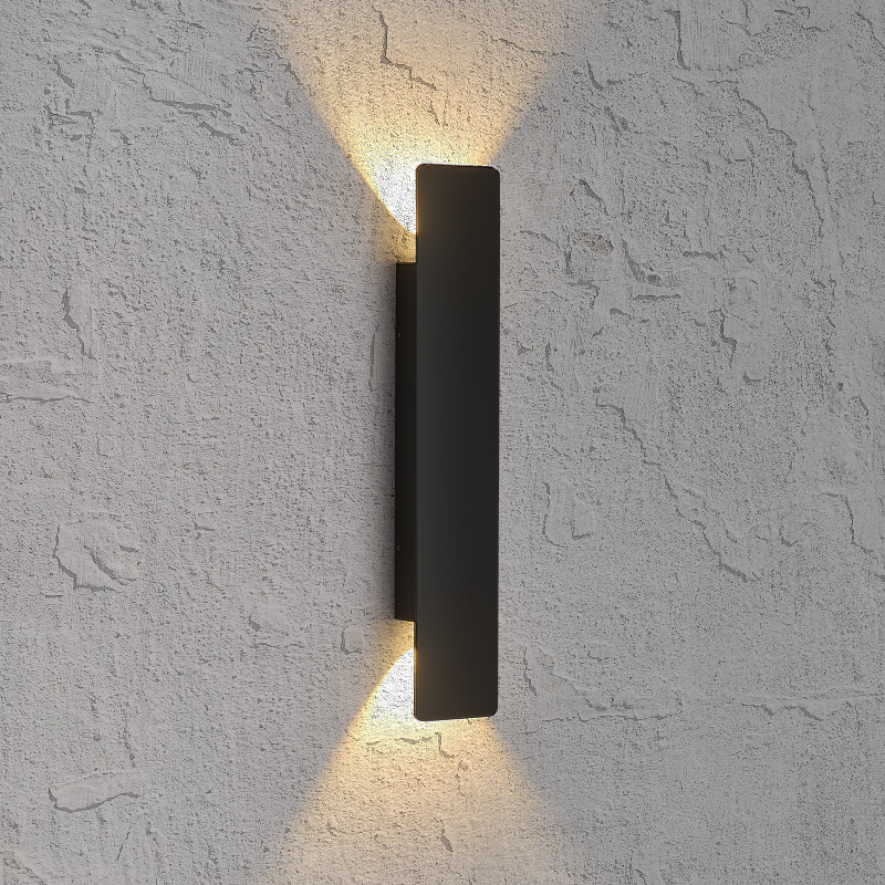 Outdoor Waterdichte Wandlamp Moderne LED Lamp Zwart Wit Aluminium Up Onderlicht Wandlampen Waterdicht IP65 110V 220V Armaturen