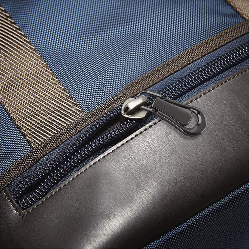 16 pièces tirette tirer onglets remplacement robuste fermeture éclair Fixer fermeture éclair étiquettes réparation tirer Tab pour vêtements, valise, sac à dos, bricolage Cra