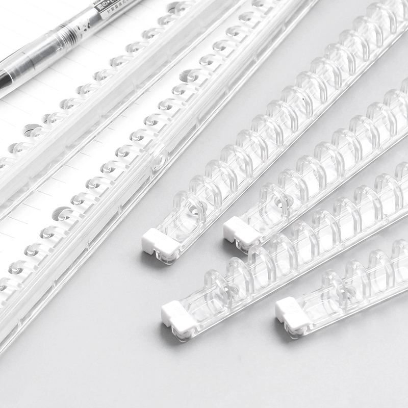 Transparent Soft Plastic Coil Calendar Binding Coil Notebook Spring Book Ring Wire O Binding A5 B5 Binders Wire Binding
