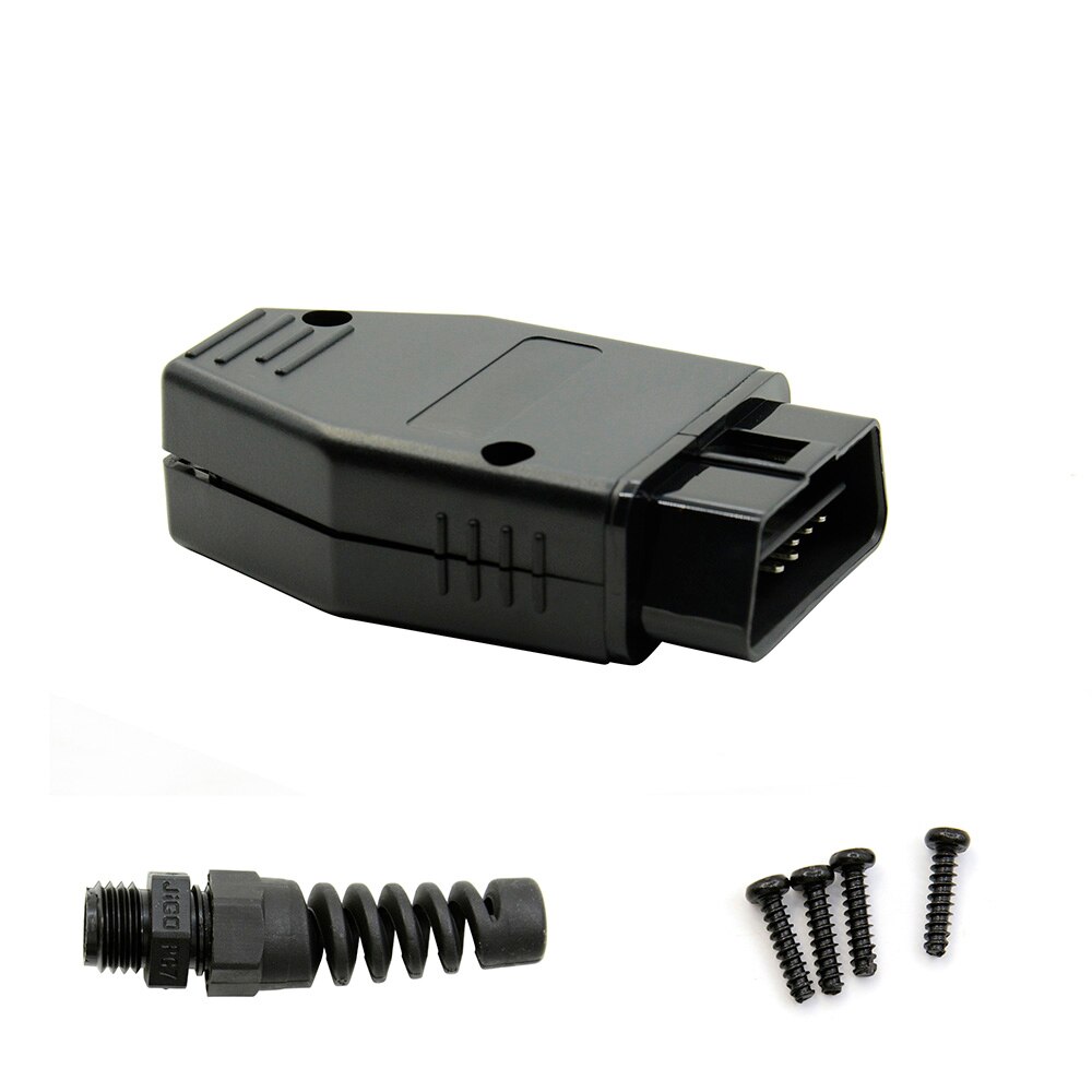 Factory price OBD Male Plug OBD2 16Pin Connector OBD II Adaptor OBDII Connector J1962 OBD2 Connector in stock