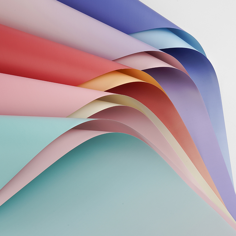 Gradient Rainbow Flowers Wrapping Paper Handmade Bouquet Wrapping Paper Flower Shop Floral Waterproof Packaging Material