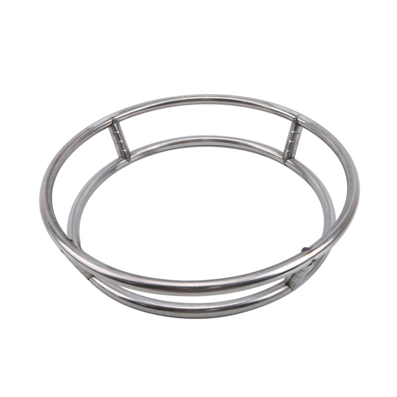 Diameter 28cm/30cm Stainless Steel Wok Rack Round Type Pot Rack Pot Ring Soup Pot Holder Shelf Kitchen Supplies