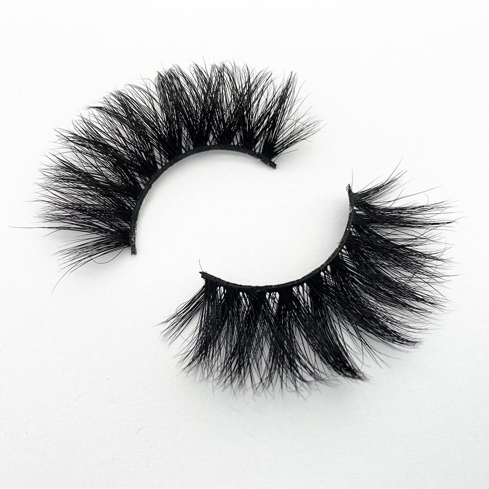 Prudent Rider 20mm 6D Real Mink Lashes Dramatic Eyelashes Bulk 6DC-Series: 10 Pairs / 6DC008 22mm
