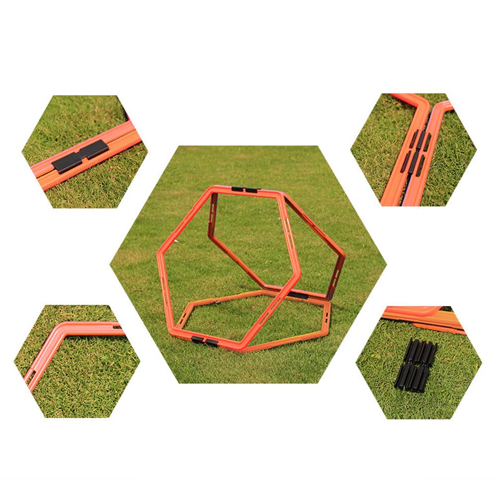 Hexagonal Agility Ring Training Ring Physical Training Ring Football Trainer Ladders Hurdles Speed Rings