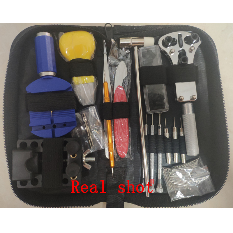 147 Pcs Horloge Reparatie Tool Kit Horloge Link Pin Remover Case Opener Lente Bar Remover Horlogemaker Gereedschap Reparatie Watchtool Kit horloge reparatieset watch case opener repair tools & kits