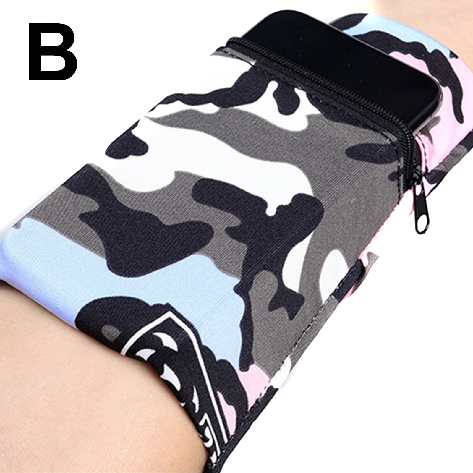 Fascia Da Braccio sportiva Corsa E Jogging Sacchetto di Ciclismo Wristband Badminton Tennis Supporto Per Polso Tasca Borsa Da Polso Per adulti DQ-di goccia: Mix