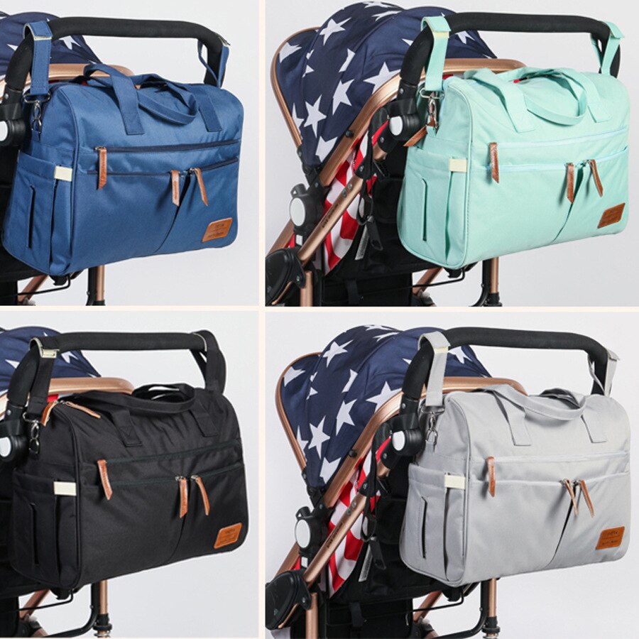 Baby Diaper Bags Large Capacity Mommy Bag Mom Travel Shoulder Bag Waterproof Baby Nappy Bag Portable Stroller Bags