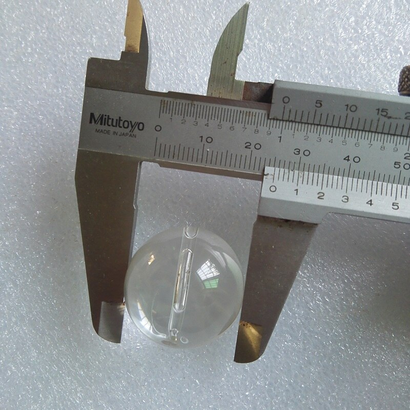 50 pieces/lot 25mm Round Crystal Glass Loose Transparent Beads 25mm glass beads