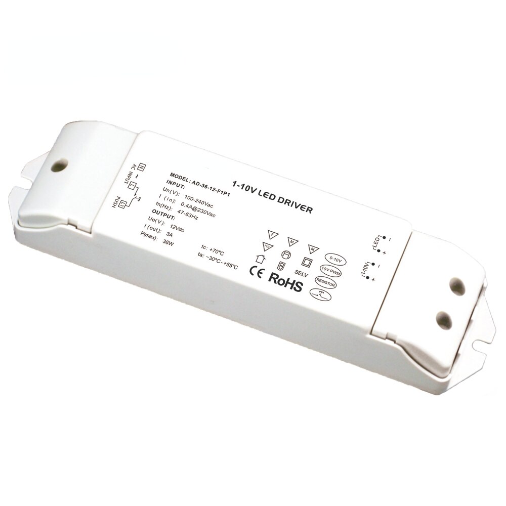 1-10V Led Dimming Driver;AC100V-240V Input;12V 3A ... – Grandado