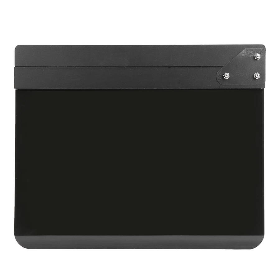 30x25CM Cinema Clapperboard Film Clapperboard Acrylic Clapperboard Movie Film Action Clap Director Photography Tool