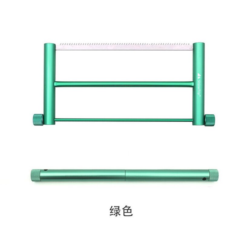 Sierra de supervivencia plegable para carpintería, herramienta de corte manual multifuncional, afilada, para cortar madera: Plata