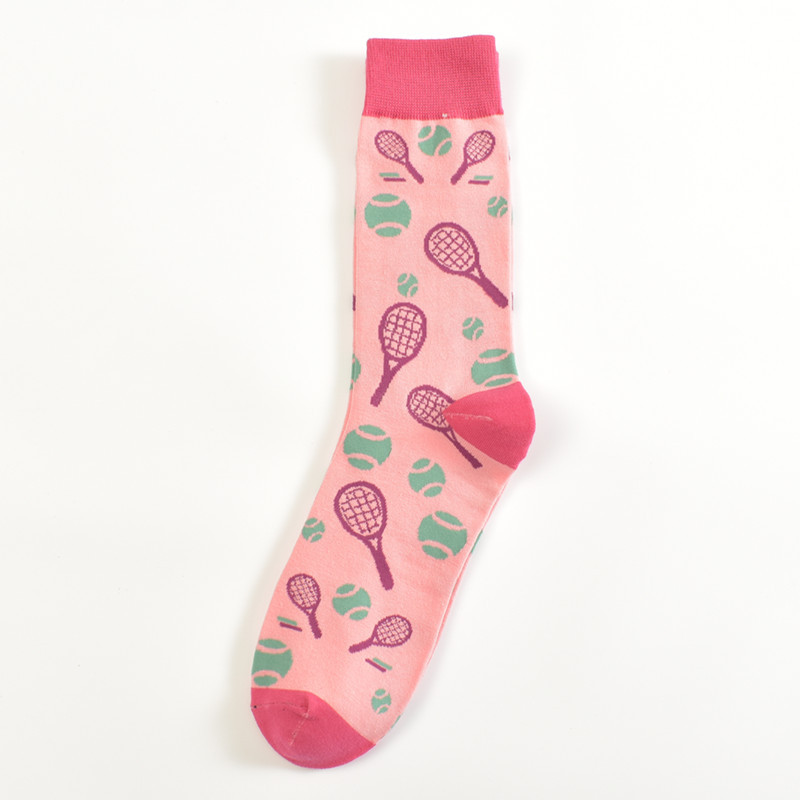 Voetbal Volleybal Badminton Tennis Basketbal Gelukkig Grappige Sokken In De Mode Sokken Voor Mannen En Vrouwen Harajuku: 5